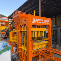 Machine automatique hydraulique QT6-15 pour la production de blocs de béton creux, pavés, bordures et briques pour l'Afrique du Sud