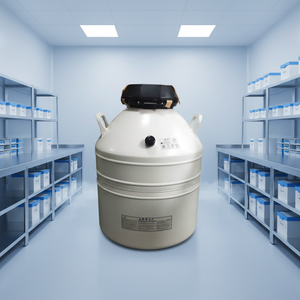 Contenitore Portatile in Lega di Alluminio Isolato Sottovuoto per Conservazione del Seme e Azoto Liquido - Product Image 4