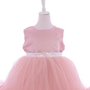 Robe pour bébé fille Bebemekan de haute qualité, sur mesure, en gros, rose, à manches longues, mi-longue, pour nouveau-nés, moderne, luxueuse, pour les fêtes de printemps - Product Image 6