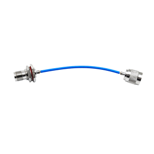 BJDZ 50 Ohms TNC Mâle vers TNC Femelle traversant pour câble coaxial RF 086, 0-3 GHz, longueur 10 cm, extension à faible perte - Product Image 1