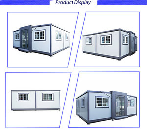 Movable Tiny Homes Mobile Expandable Prefabricated House 2 Bedrooms and Living <strong>Room</strong> - Product Image 3