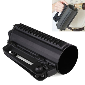 Outdoor Solid Beer Carry Cup Handle Detachable Drinking Bottle Tactical Aluminum <strong>Rail</strong> Battle Beer Mug - Product Image 5