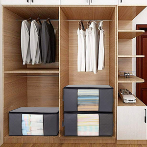 2021 nouvelle Chambre À Coucher Organisateur 3 de Grande Capacité de Vêtements Pliable Sacs De Rangement - Product Image 5