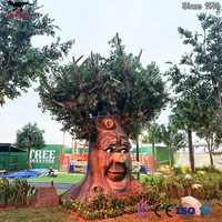 Sculpture décorative mobile d'arbre parlant grand format, haute qualité, simulation réaliste, pour cadeaux promotionnels et d'affaires