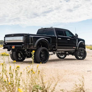 맞춤형 고급 단조 알로이 광택 블랙 듀얼 휠 (2020 GMC 포드 트럭용) 8x165.1 8x180 8x200 10x225 22 24 26 28 30인치 림 - Product Image 4