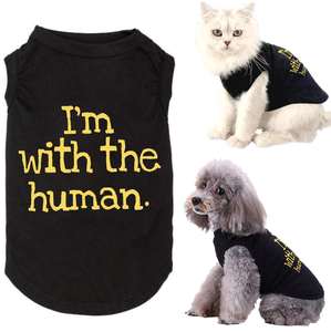 HIPHOPPET usine BSCI vente en gros mode mignon été vêtements <span class=keywords><strong>pour</strong></span> animaux de compagnie <span class=keywords><strong>pour</strong></span> chiens chats respirant drôle gilet pull Costume vêtements - Product Image 5