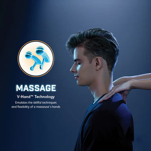 Nuevo diseño negro coche cuero PU Pvc tela v-hand 6 puntos de masaje Vr <span class=keywords><strong>silla</strong></span> ergonómica para Juegos de oficina altavoces Bluetooth integrados - Product Image 5