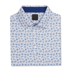 Camisas de Golf Formales Extra Grandes con Logotipo Personalizado OEM para Hombre, Secado Rápido, Manga Corta, Cuello Redondo - Product Image 4