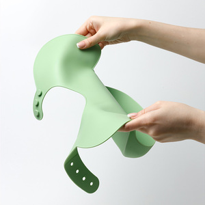 Es-Pro Venta al por Mayor en Stock, Lindos Baberos de Silicona con Diseño de Elefante, Aptos para Alimentos, Libres de BPA, Seguros para Bebés - Product Image 4