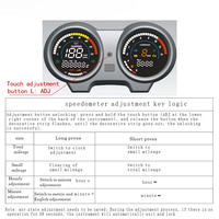 Harga Pabrik Terlaris Speedometer Odometer Motor 12V Cocok untuk Honda TITAN 150 FAN150 CG150