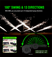 Machine à étincelles froides 700W Flyspark SF-Z5, machine à étincelles à tête mobile DMX512 pour mariage et fête