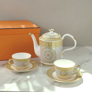 ชุดกาแฟเซรามิกตกแต่งบ้านสไตล์นอร์ดิกสุดหรูขายดี ชุดน้ำชายามบ่าย - Product Image 1