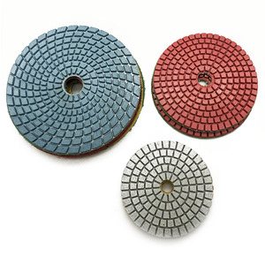 Sửa chữa sàn 4 inch trắng kim cương đánh bóng Pad công cụ mài mòn Granite Marble 50 đến 3000 grit - Product Image 6