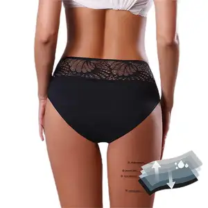 Women Super Abortion 4 Layer Period Undies Overnight Period Underwear