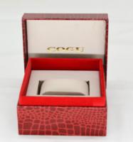 Boîte à bijoux rigide en carton couché de luxe, montre, OEM ODM personnalisée, certifiée BSCI, pelliculage mat, gaufrage or, éponge inodore