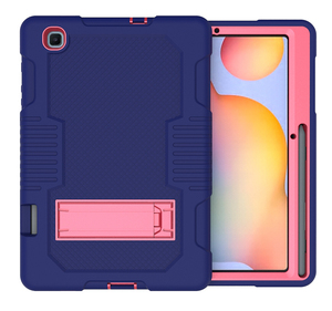 Cassa resistente <span class=keywords><strong>per</strong></span> la galassia <span class=keywords><strong>S6</strong></span> <span class=keywords><strong>Lite</strong></span> 10.4 P610 P615 di <span class=keywords><strong>Samsung</strong></span> con la copertura robusta della compressa del Silicone + PC del cavalletto dell'armatura del supporto della matita - Product Image 3