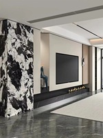 Meubles de salon HAIYUE, supports muraux pour téléviseurs modernes sur mesure, designs de vitrines pour téléviseurs