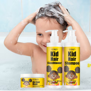 Après-shampoing Naturel Enfant Marque Blanche 250ml Démêlant Nourrissant pour Cheveux Bouclés Formule Douce Sans Larmes - Product Image 1