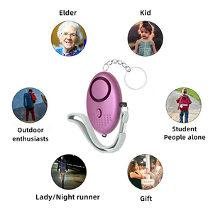 <span class=keywords><strong>Alarma</strong></span> Personal Antiviolación con Llavero, 130dB, SOS, Emergencia, Portátil, Linterna LED, Autodefensa - Product Image 6