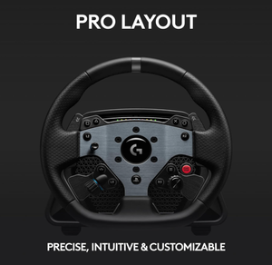Volante de Carreras Profesional de Alto Rendimiento para PC y PS5, Accionamiento Directo, 11 Nm, Retroalimentación Ultrarealista, Volante de Carreras G Pro - Product Image 2