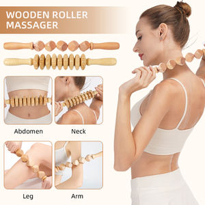 <span class=keywords><strong>Kit</strong></span> <span class=keywords><strong>de</strong></span> Madérothérapie en Bois <span class=keywords><strong>de</strong></span> Hêtre Allemand, Bâton <span class=keywords><strong>de</strong></span> Détoxification Lymphatique, Rouleau Anti-Cellulite et Planche Gua Sha pour Modelage Corporel - Product Image 2