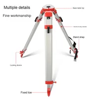 Trépied de Mesure FEO Personnalisable en Alliage d'Aluminium Durable pour Station Totale, Théodolite et Niveau de Géomètre