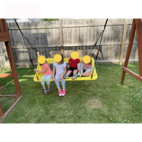 Grande balançoire carrée en alliage pour bébés et enfants avec corde de suspension réglable, utilisation intérieure/extérieure, capacité 100-500 kg
