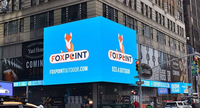 Écran LED d'affichage publicitaire 3D à vision directe pour centre commercial, résistant à l'eau, pour publicité de marque sur mur
