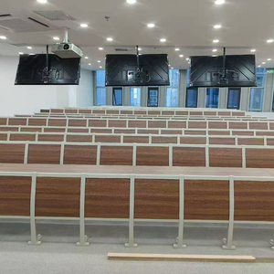 Bureaux et chaises d'université modernes en aluminium <span class=keywords><strong>avec</strong></span> design connecté pour l'étude des étudiants et l'utilisation multimédia - Product Image 1