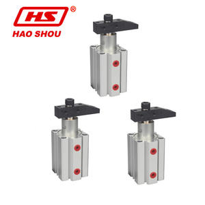 Cylindre de serrage pneumatique à induction rapide, idéal pour les pinces de serrage électriques de téléphone portable, cylindre rotatif à doigt - Product Image 2