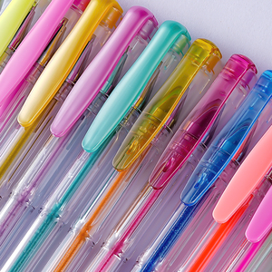 Ensemble de stylos gel pailletés et néon 12/24/36/48 couleurs, pointe fine de 1,0 mm, encre scintillante pour livres de coloriage, scrapbooking, bricolage - Product Image 4
