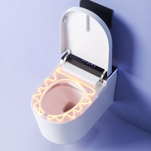 Inodoro Inteligente Moderno de Pared con Asiento Calefactado y Descarga Oculta DY120 - Diseño Moderno Suspendido en la Pared - Product Image 4