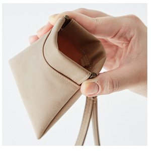 Monedero de lona personalizado, estuche para auriculares, bolso portátil, tarjetero, monedero hecho a mano. - Product Image 1