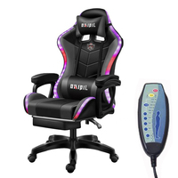 Chaise de Gaming 2026 Haute Qualité pour Gamer, Réglable, avec Support Lombaire, Éclairage et Haut-parleurs