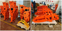 Grappin hydraulique pour mini-excavatrice, idéal pour le recyclage et le transfert de matériaux à petite échelle