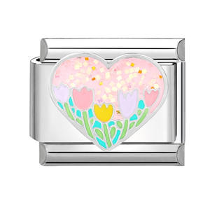 Bricolage à la mode fait à la main breloques italiennes <span class=keywords><strong>Module</strong></span> créatif épissage <span class=keywords><strong>élastique</strong></span> Bracelet en <span class=keywords><strong>acier</strong></span> inoxydable bijoux accessoires - Product Image 6