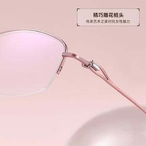 Elegantes Monturas de Gafas Ovaladas para Mujer 34195, Montura Completa, Lentes de Resina, Anti-UV, Origen Danyang - Product Image 2