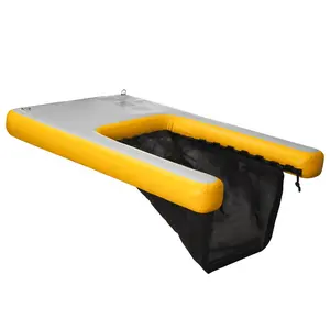 Venta al por mayor de alta calidad al aire libre inflable Stand Up Dog Ramp Climb Platform Ladder Boat Inflable Dog Ramp