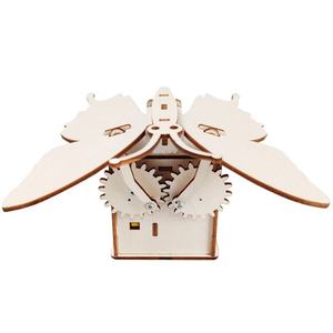 Jouet éducatif <span class=keywords><strong>scientifique</strong></span> créatif : Modèles de puzzles de papillons mécaniques bioniques à assembler soi-même pour étudiants, cours sur les principes de transmission par engrenages - Product Image 6