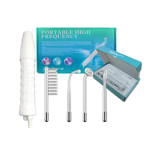 Darsonvals High Frequency Hand Held Facial Machine AU/US Compatible Portable Comb Therapy Wand for Face Care Acne Treatment Skin