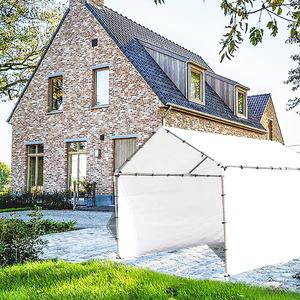 Lonas de polietileno blancas de tejido cruzado 12*12 tejidas de alta densidad 100% resistentes <span class=keywords><strong>con</strong></span> <span class=keywords><strong>ojales</strong></span> - Product Image 4