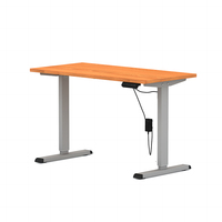 Bureau électrique debout à moteur unique, hauteur réglable, assemblage simple, levage électrique robuste et silencieux