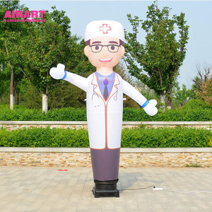 Hombres barato bailarín de aire inflable para la tienda de reparación de automóviles, inflable <span class=keywords><strong>doctor</strong></span> sky wave dancer - Product Image 1