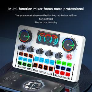 Carte son Gooermi pour enregistrement en direct, karaoké à domicile, <span class=keywords><strong>changeur</strong></span> <span class=keywords><strong>de</strong></span> <span class=keywords><strong>voix</strong></span> <span class=keywords><strong>avec</strong></span> <span class=keywords><strong>effets</strong></span> audio multiples, cartes son et mélangeurs audio - Product Image 6