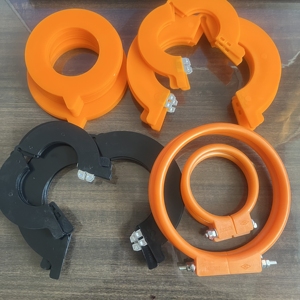 ปะเก็นเพลาแบบถอดได้สำหรับเครื่องขุดถังเพลาถังเดือยแผ่นเรซินหนาทนทานต่อการสึกหรอถังเครื่องซักผ้าแผ่นกลม - Product Image 1