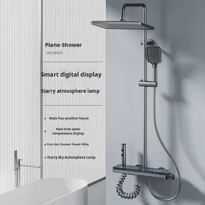 Полностью медный набор для душа со звездным небом - Product Image 5