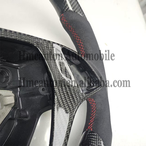Volante Deportivo de Fibra de Carbono y Cuero Perforado para Chevrolet Camaro, Producto Popular - Product Image 4