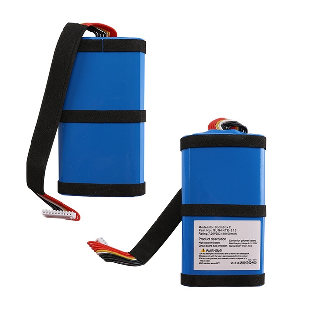Factory OEM Replacement Battery for JBL Speaker Boombox 2 Series 2 Large Capacity 10000mAh 7.4V Lithium Battery