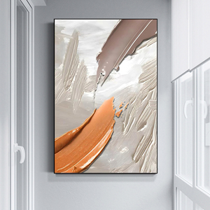 Gran lienzo abstracto colorido pintura al óleo textura gruesa enorme pared arte imagen para decoración del hogar - Product Image 3