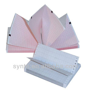 Tùy chỉnh <span class=keywords><strong>ECG</strong></span> giấy 110mm x 20m y tế ghi âm biểu đồ in ekg 12 kênh nhiệt <span class=keywords><strong>ECG</strong></span> giấy cuộn - Product Image 2